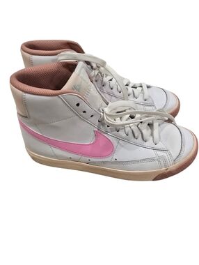 Nike Blazer Mid '77 High Top Sneaker 6.5Y Pink And White